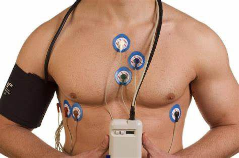Electrocardiogram in process