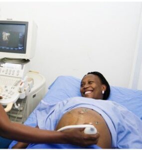 Ultrasound in progress